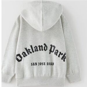 Zara Boys Gray Hoodie Sweatshirt / size 10
